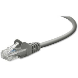 Belkin Cat5e Network Cable - 50ft - 1 x RJ-45, 1 x RJ-45 - Network Cable - Gray