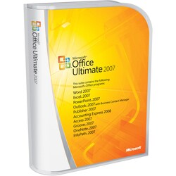 Microsoft Office 2007 Ultimate - Office Suite - 1 PC