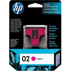 HP No. 02 Magenta Ink Cartridge for Photosmart 3110/3210/3310