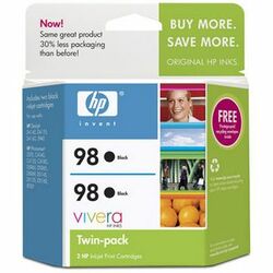 HP No. 98 Twinpack Black Ink Cartridge