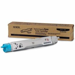 Xerox Standard Capacity Cyan Toner Cartridge For Phaser 6360 Printer