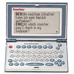 Franklin TG-470 Euro Interpreter