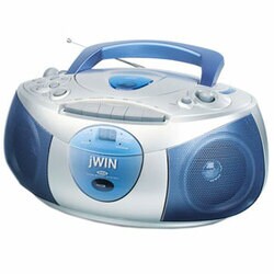 jWIN JX-CD462 Radio / CD / Cassette Player Boombox