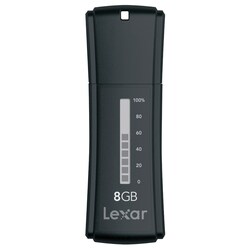 Lexar Media 8GB JumpDrive Secure II Plus USB2.0 Flash Drive
