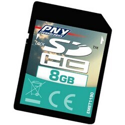 PNY HP 8GB Secure Digital High Capacity (SDHC) Card
