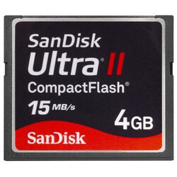 SanDisk 4GB Ultra II CompactFlash Card