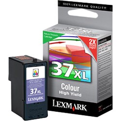 Lexmark No.37XL High Yield Tri-Color Ink Cartridge