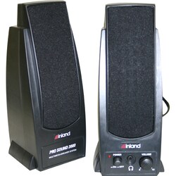 Inland 2.0 Speaker System - 7.2 W RMS