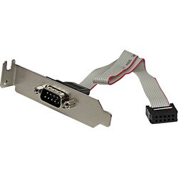 StarTech.com 9 Pin Serial Male to 10 Pin Motherboard Header LP Slot P