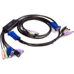 Startech 2-port USB VGA Cable KVM Switch with Audio