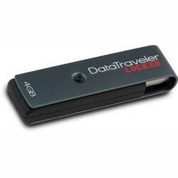 Kingston 4GB DataTraveler Locker USB 2.0 Flash Drive