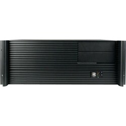 iStarUSA D Value D-412S3-MATX System Cabinet - Rack-mountable - Black