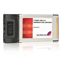 Startech 2 Port USB 2.0 CardBus Adapter