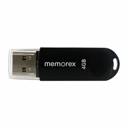 Memorex Mini TravelDrive 98601 4 GB Flash Drive - Navy Blue - 1 Pack