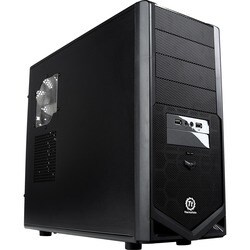 Thermaltake V4 VM30001W2Z System Cabinet - Mid-tower - Black - Steel