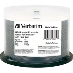 Verbatim 97339 Blu-ray Recordable Media - BD-R - 6x - 25 GB - 50 Pack