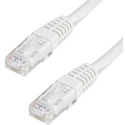StarTech.com 100 ft White Cat6 UTP Patch Cable