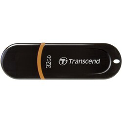 Transcend JetFlash 300 32 GB USB 2.0 Flash Drive - Black