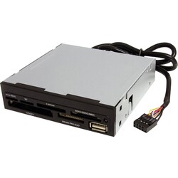 StarTech.com 3.5in Front Bay 22-in-1 USB 2.0 Multi Media Memory Card 
