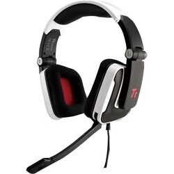 Tt eSPORTS SHOCK Headset - Surround - White - Mini-phone