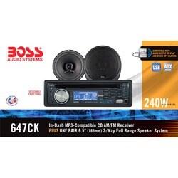 Boss 647CK Car CD/MP3 Player - 240 W RMS - iPod/iPhone Compatible - S