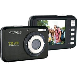VistaQuest VQ 1200 12 Megapixel Compact Camera - Black