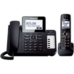 Panasonic KX-TG6671B Standard Phone - 1.90 GHz - DECT - Black