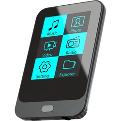 Coby 4 GB Black Flash Portable Media Player