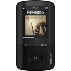 Philips GoGear SA4VBE08KF 8 GB Black Flash Portable Media Player