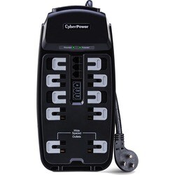 CSP1008T 10-Outlets Surge Suppressor 8FT Cord and TEL
