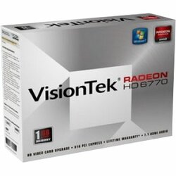 Visiontek Radeon HD 6770 Graphic Card - 850 MHz Core - 1 GB GDDR5 SDR