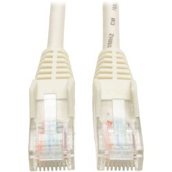Tripp Lite 25-ft. Cat5e 350MHz Snagless Molded Cable (RJ45 M/M) - Whi