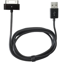 Aleratec Charge-Glo Sync Cable for iPhone iPad iPod Touch Black Part 
