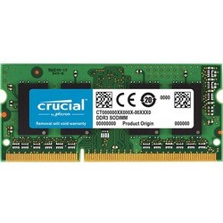 Crucial 8GB, 204-pin SODIMM, DDR3 PC3-12800 Memory Module