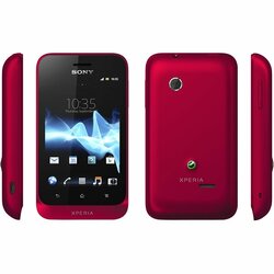 Sony Mobile Xperia tipo Smartphone - Wi-Fi - 3G - Bar - Red