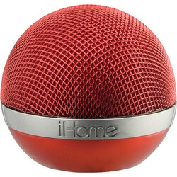 iHome iDM8 Speaker System - Wireless Speaker(s) - Red