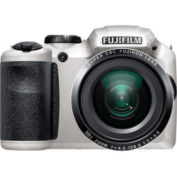 Fujifilm FinePix S6800 16.2MP White Digital Camera