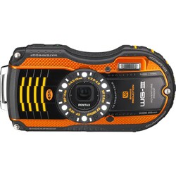 Pentax WG-3 16MP Orange Digital Camera