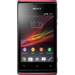 Sony Mobile Xperia E C1504 Smartphone - Wi-Fi - 3G - Bar - Pink