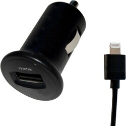 BTI USB Car Charger with Charge & Sync Cable with Lightning Connector