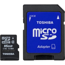 Toshiba 16 GB microSD - 1 Card