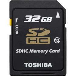 Toshiba PFS032U-1DCK 32 GB Secure Digital High Capacity (SDHC) - 1 Ca