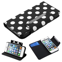 BasAcc Book-Style MyJacket Wallet With Card Slot for Apple iPhone 5