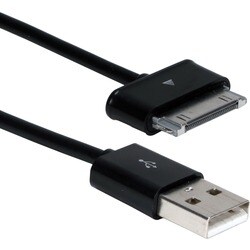 QVS 2-Meter USB Sync & Charger Cable for Samsung Galaxy Tab/Note Tabl