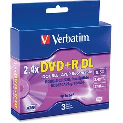 Verbatim DVD+R Double Layer Media Standard 120mm