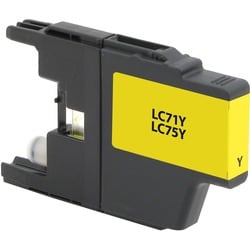 V7 Ink Cartridge - Replacement for Brother (LC75Y) - Yellow
