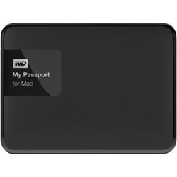 WD My Passport for Mac 3 TB USB 3.0 secure portable drive with a