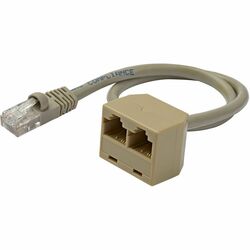 StarTech.com 2-to-1 RJ45 Splitter F/M Cable Adapter