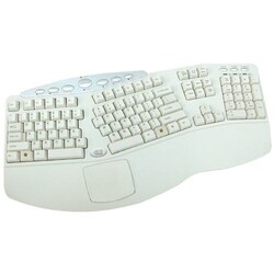 Adesso PCK-208W Tru-Form Media Contoured Ergonomic Keyboard