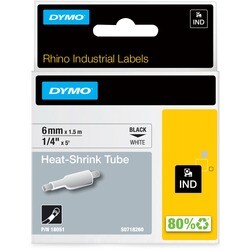 Dymo Heat Shrink Tube Label - 0.25